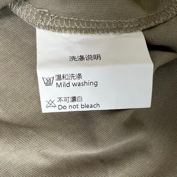 310 Mood Unisex Beige Shower Graphic Short Sleeve T-Shirt Size Med - Picture 7 of 9